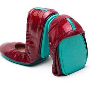 Tieks Ruby Red Patent New in Box